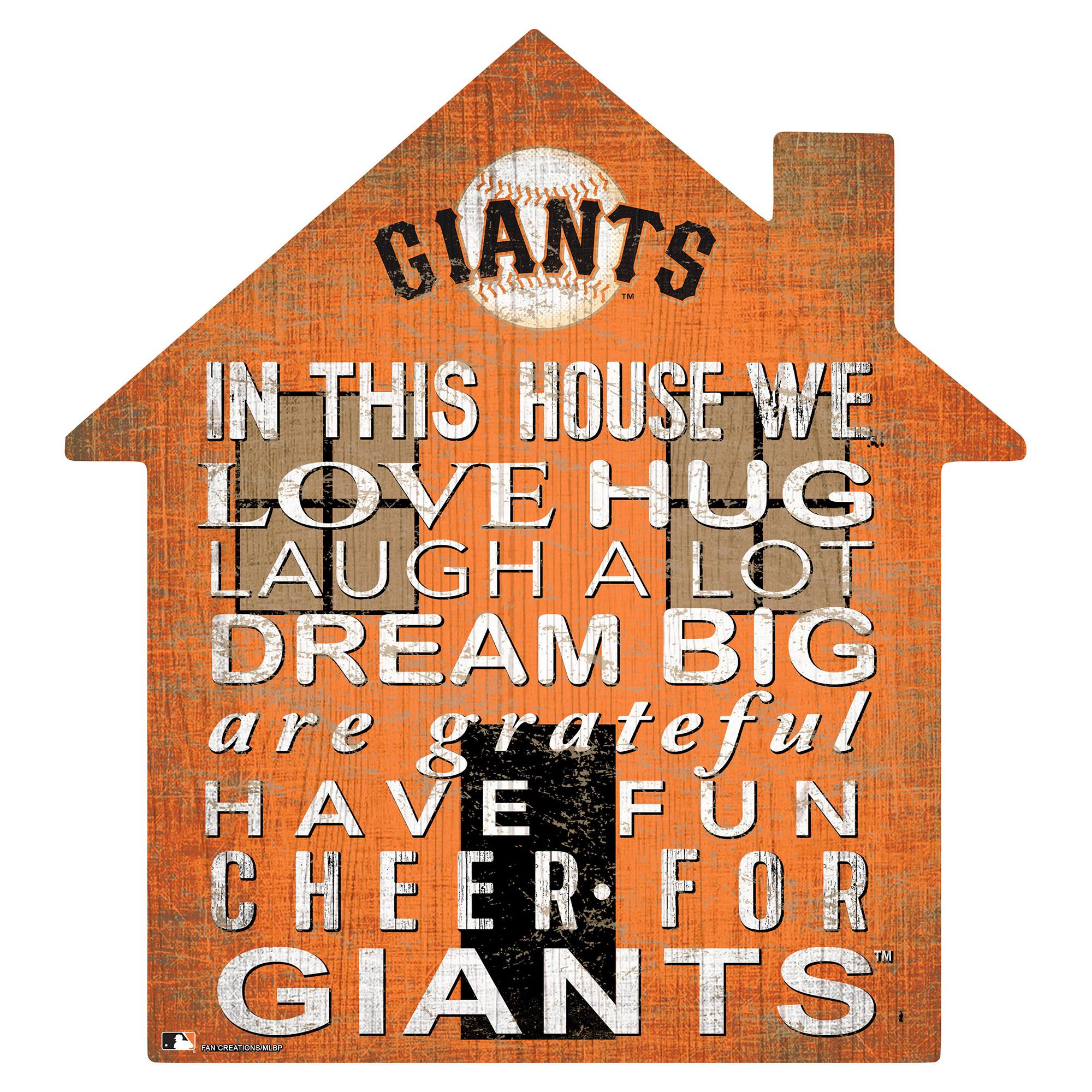 San Francisco Giants 12'' Team House Sign