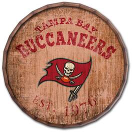 Fan Creations - Tampa Bay Buccaneers 24'' Established Date Barrel Top - Multicolor