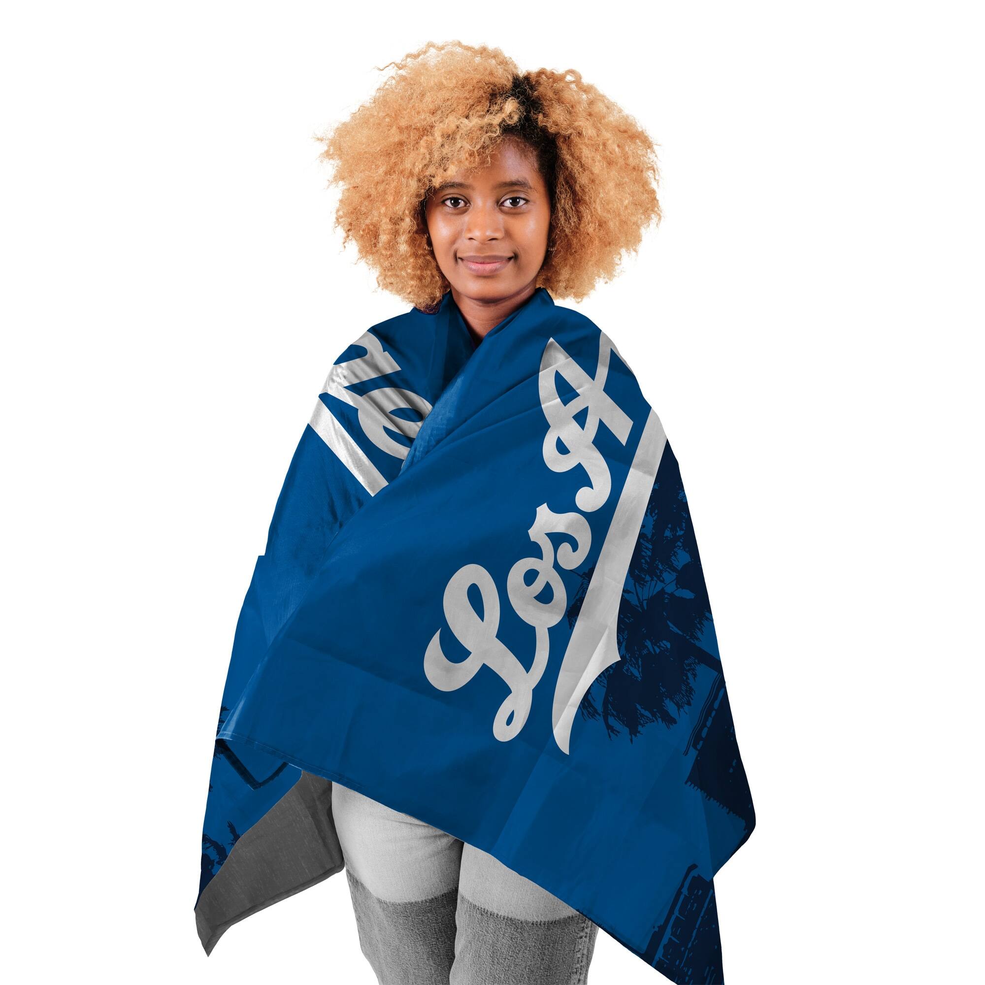 Alt View 2. Pegasus - Los Angeles Dodgers 54" x 70" Wearable Hero Cape - Multicolor.