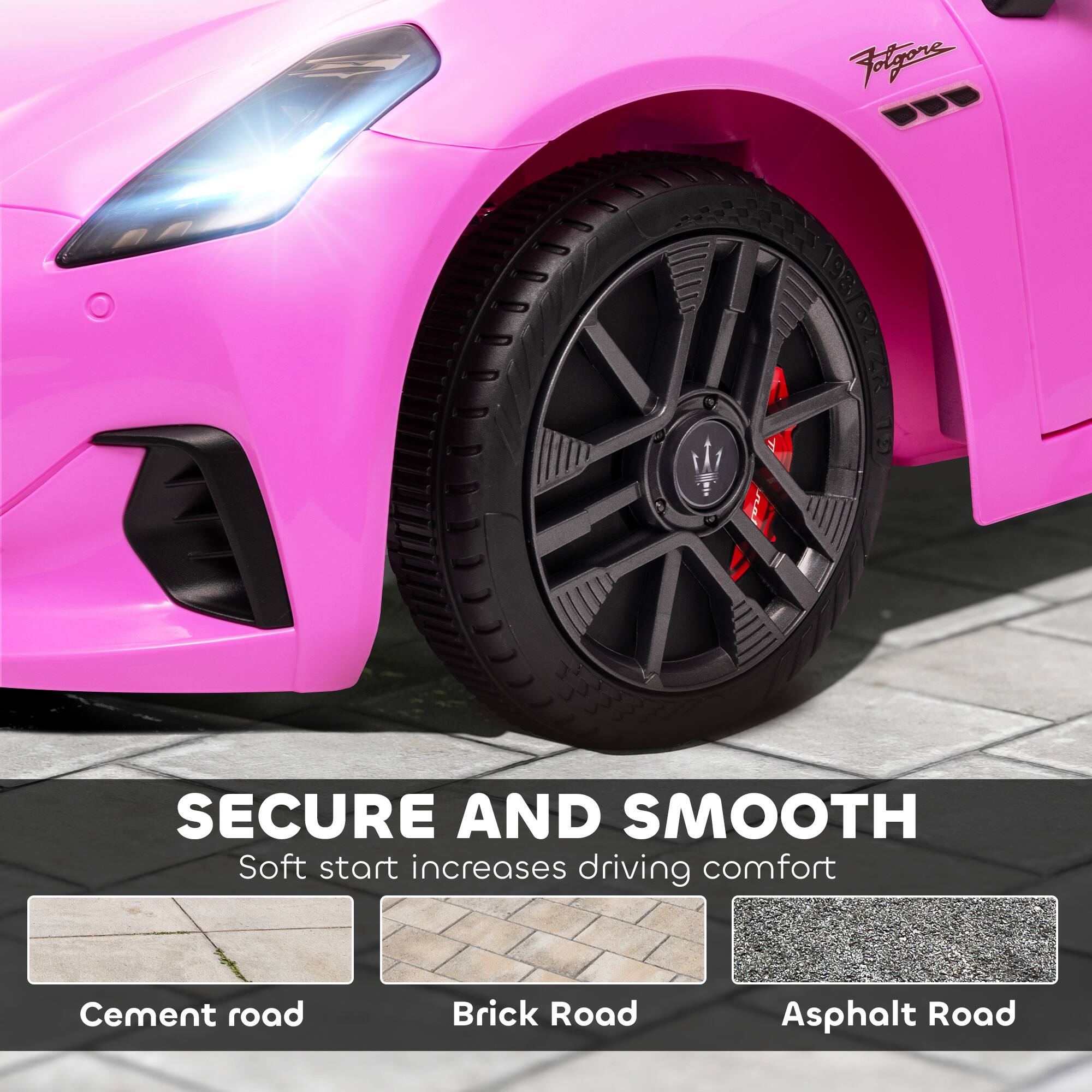 SECURE AND SMOOTH  
Soft start increases driving comfort  

Cement road  
Brick Road  
Asphalt Road