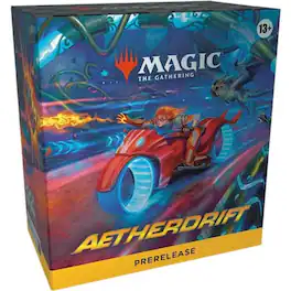 Wizards of The Coast - Magic: The Gathering TCG: Aetherdrift Prerelease Kit (6 Packs and 1 Promo)