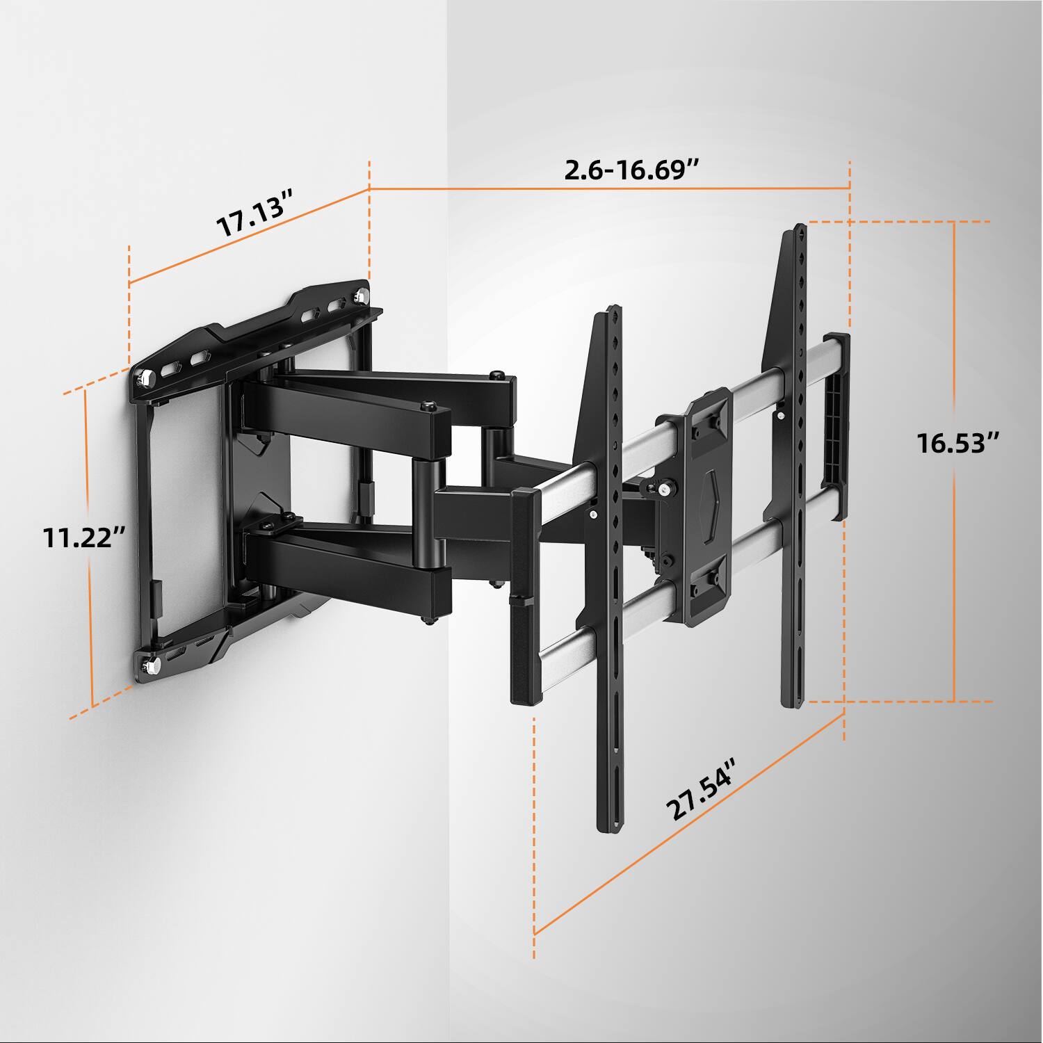 17.13"  
2.6-16.69"  
16.53"  
11.22"  
27.54"