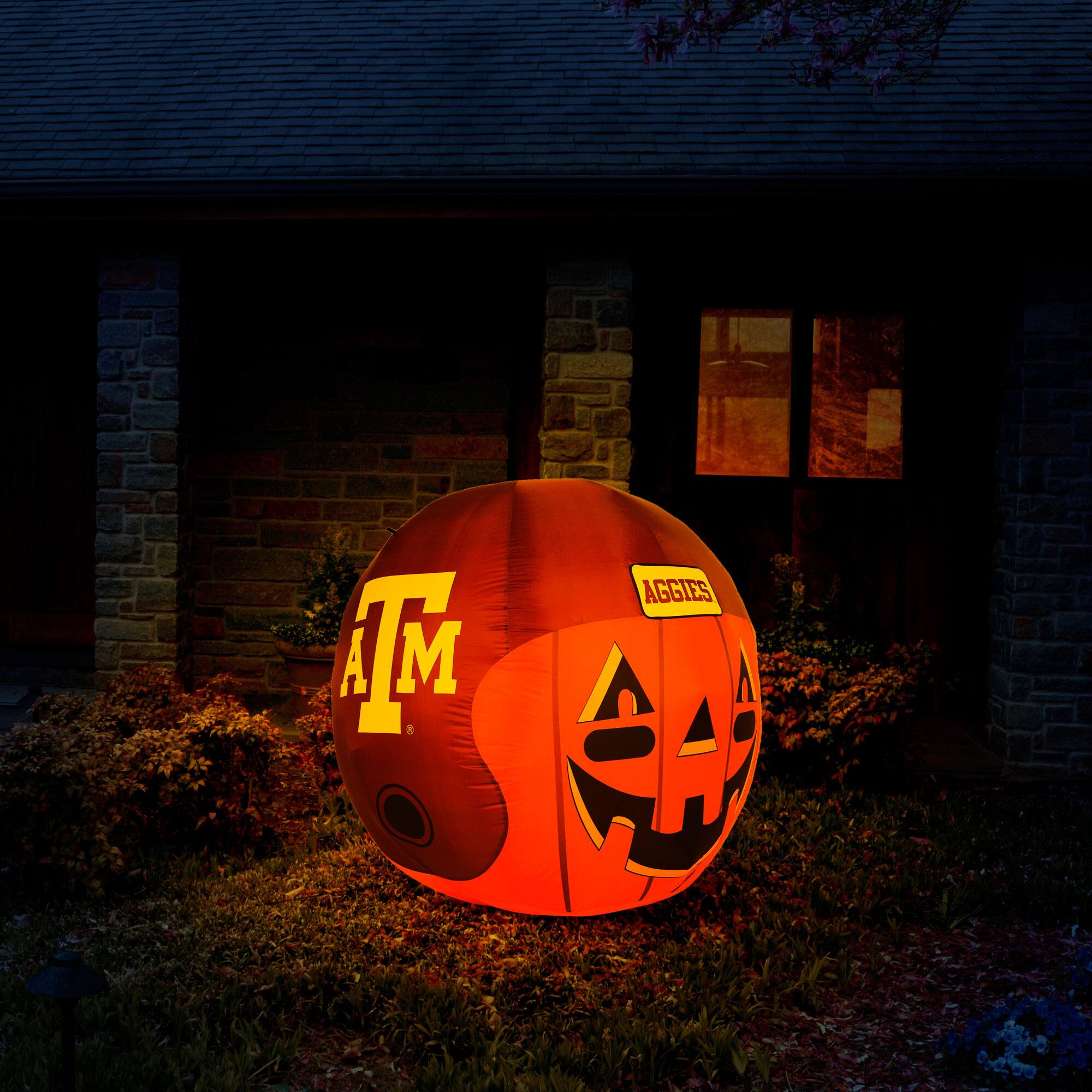 Alt View 2. Sporticulture - Texas A&M Aggies Jack-O-Helmet Inflatable - Multicolor.