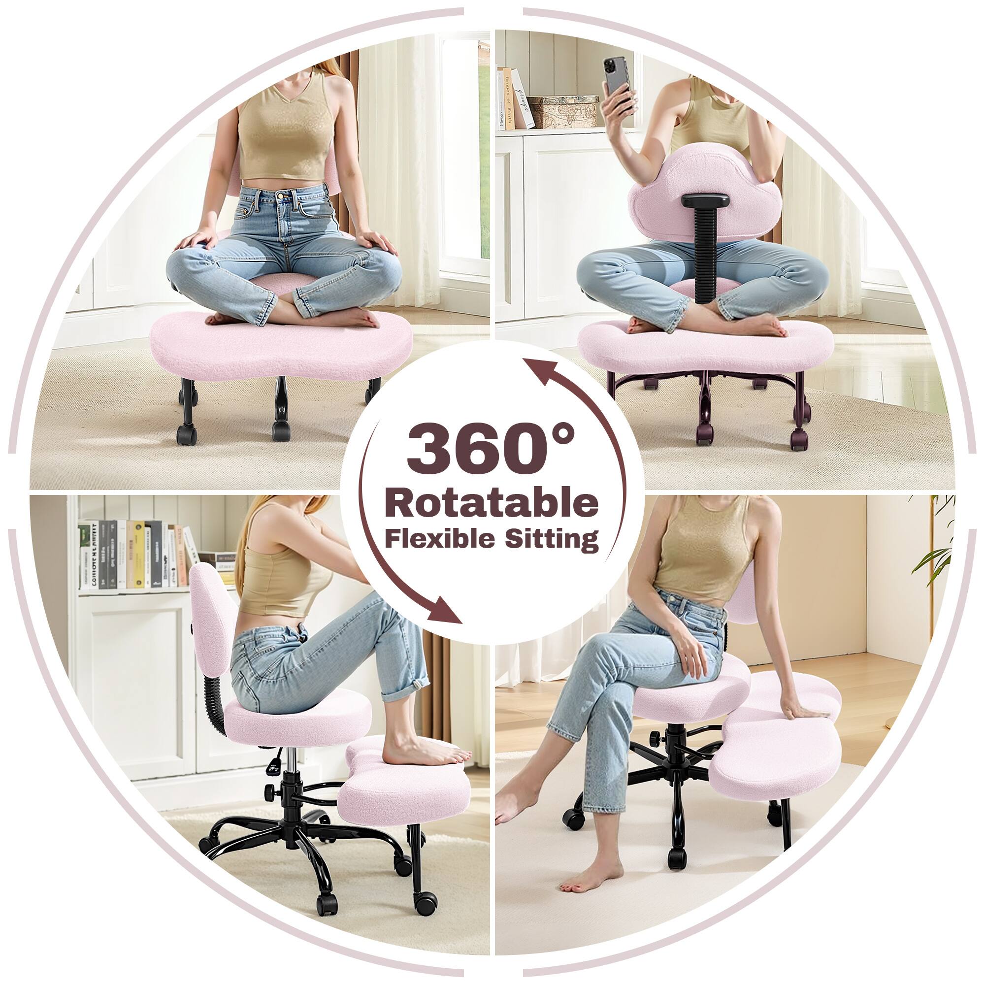 360° Rotatable Flexible Sitting