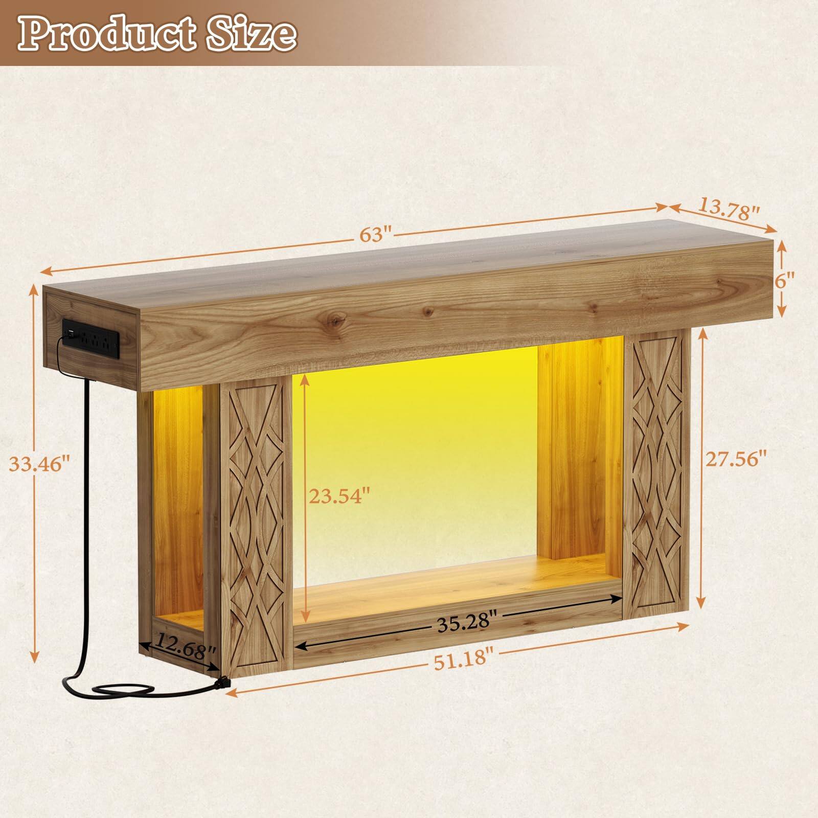 Product Size: 63" x 13.78" x 6" x 33.46" x 23.54" x 27.56" x 12.68" x 35.28" x 51.18"