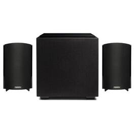 Pair of Definitive Technology ProMonitor 800-2-Way | Easy-Mounting and Descend DN8 500 Wat Peak 8 Inch Subwoofer Bundle - Black