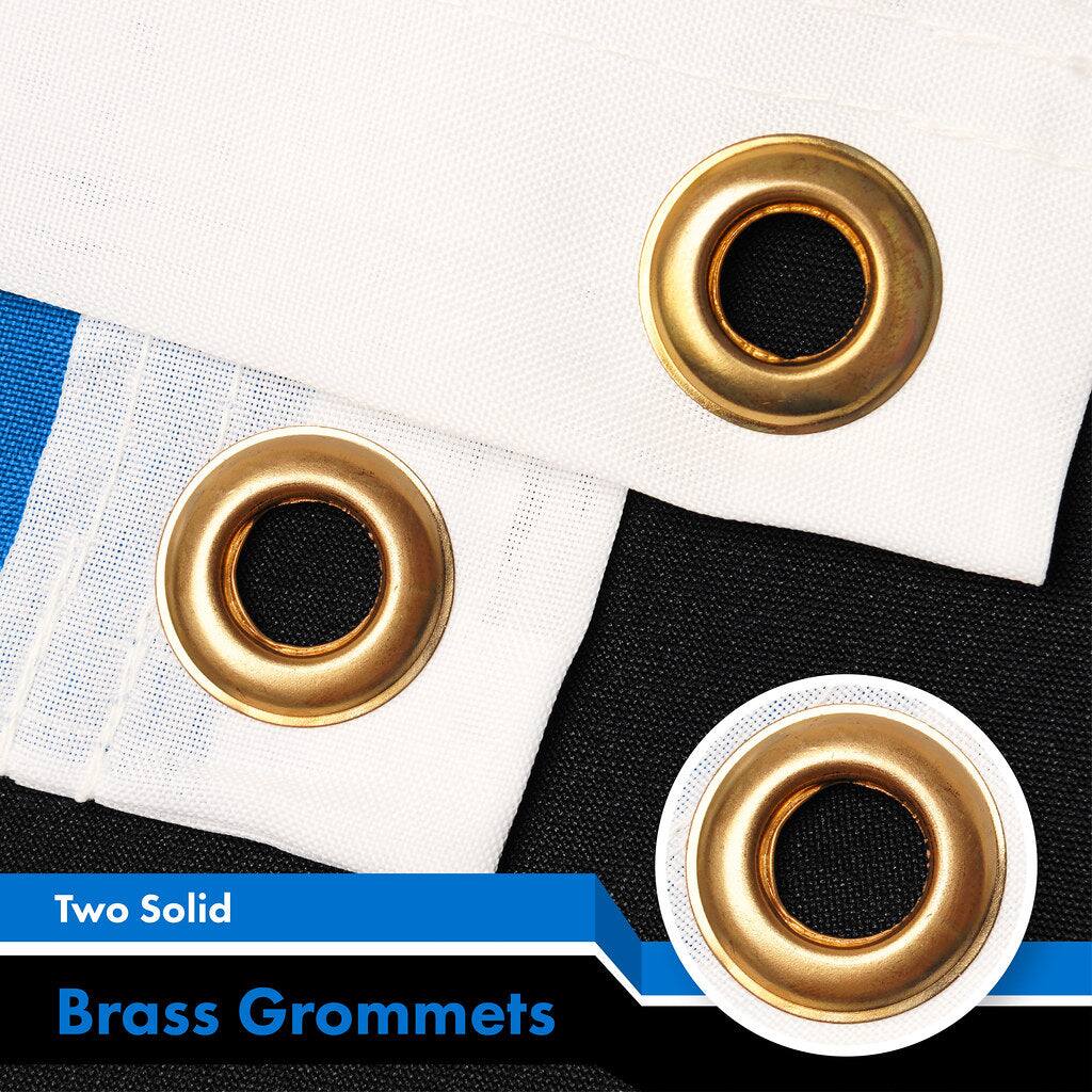 Two Solid Brass Grommets