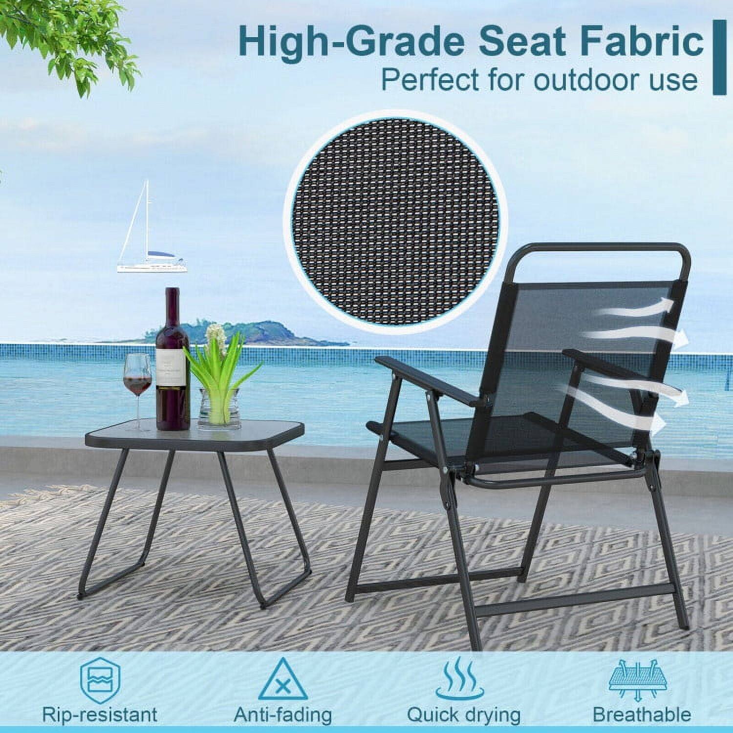 High-Grade Seat Fabric  
Perfect for outdoor use  

- Rip-resistant  
- Anti-fading  
- Quick drying  
- Breathable