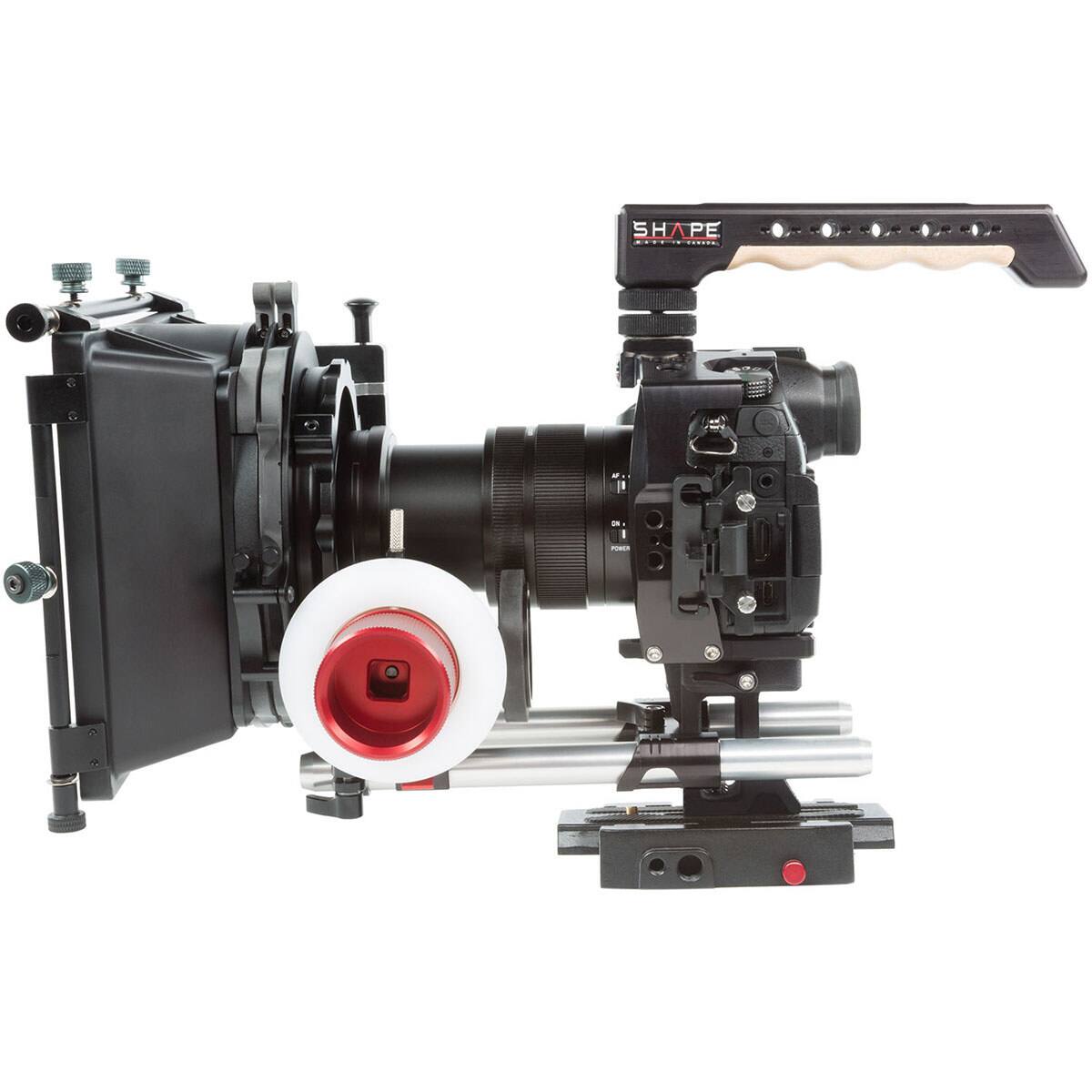 Alt View 2. Shape - Shape Cage Kit for Panasonic GH5 Camera, Includes Matte Box  Follow Focus.