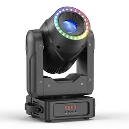 UKing - 180W ZOOM RGBW Moving Head Stage Lighting LED GOBO DJ Light DMX Beam Disco Light