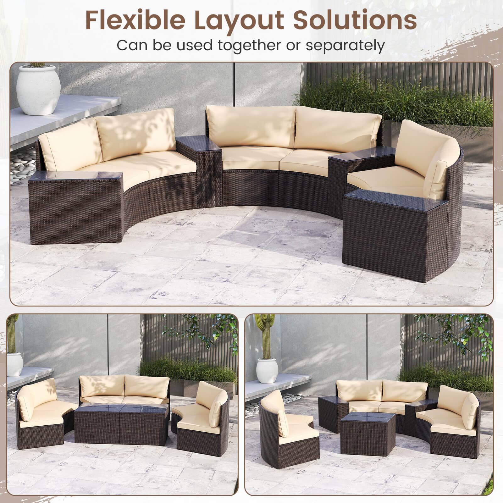 Flexible Layout Solutions can be used together or separately.