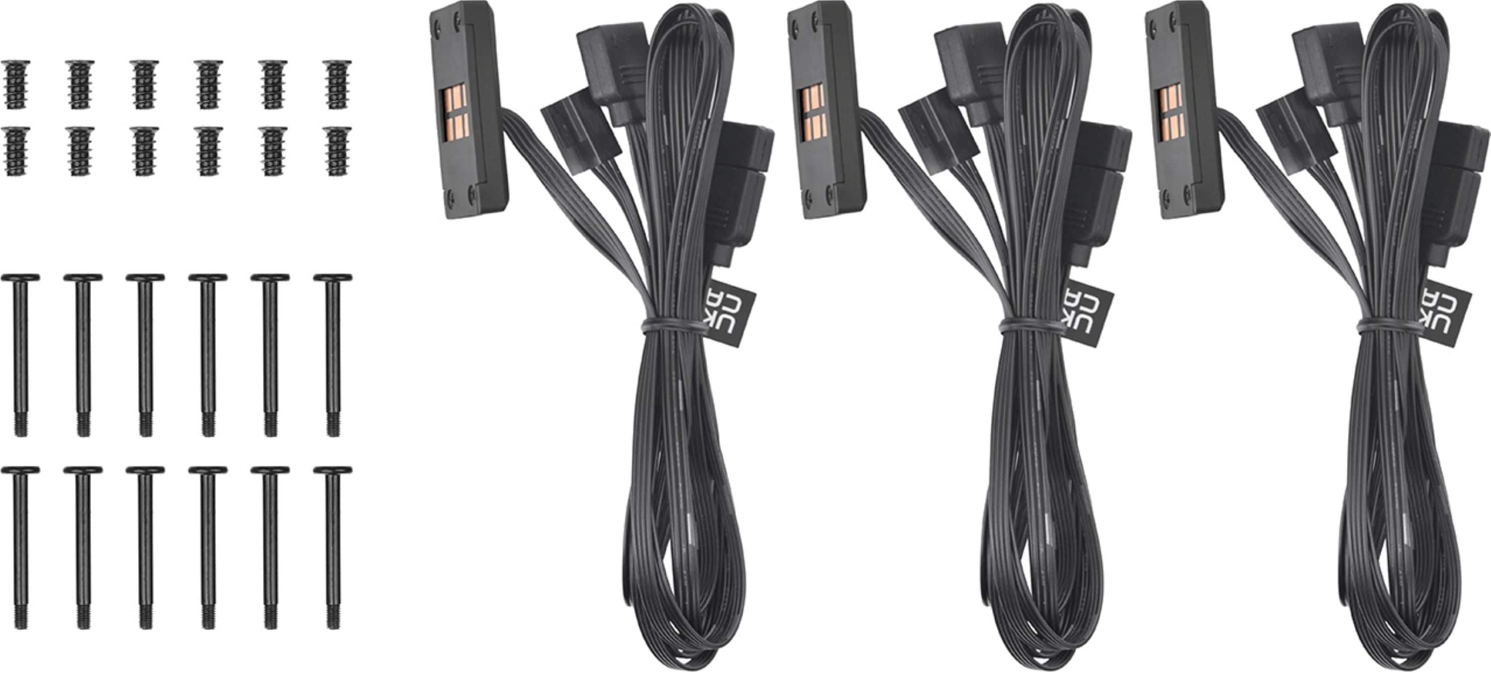 Alt View 22. Thermaltake - CT 120 ARGB Sync 120mm Cooling Fan with Daisy-Chain Design (3-Pack) - Black.