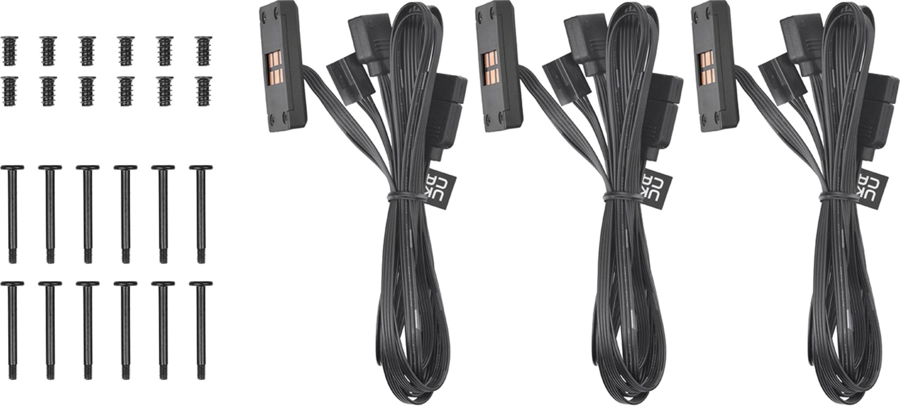 Alt View 22. Thermaltake - CT 120 ARGB Sync 120mm Cooling Fan with Daisy-Chain Design (3-Pack) - Black.