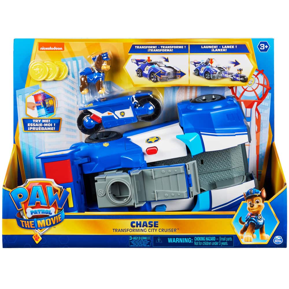 Front. Paw Patrol - PAW PATROL DELUXE CHASE MOVIE VEHICLE.