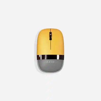 Front. AZIO - Bluetooth Optical Mouse - Golden Iris.