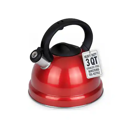 HEAVY DUTY 3 QT STAINLESS STEEL WHISTLING TEA KETTLE