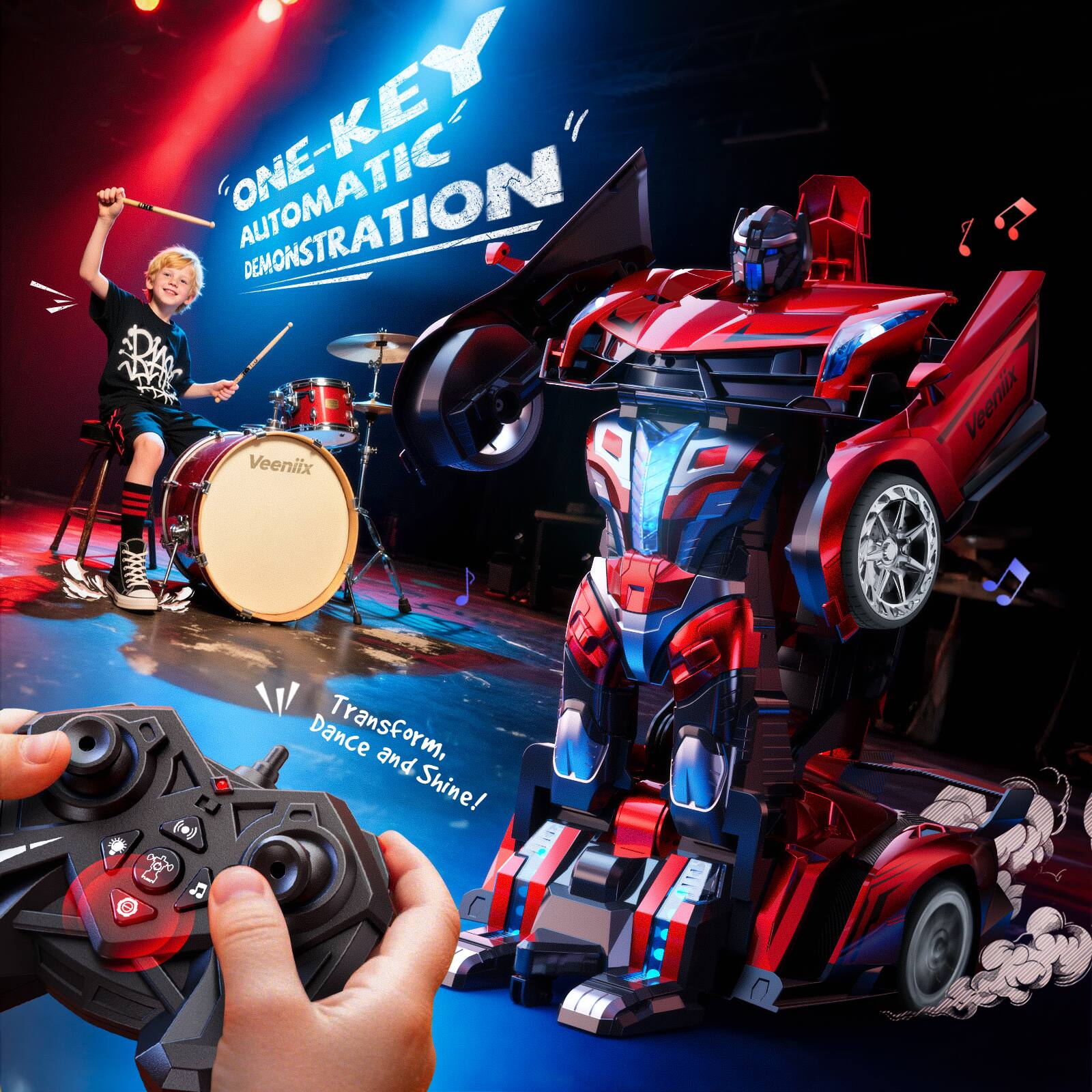 ONE-KEY AUTOMATIC DEMONSTRATION

Veeniix

Transform, Dance and Shine!