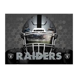 Sporticulture - Las Vegas Raiders 18" x 24" 3D Facemask Puzzle - Multicolor