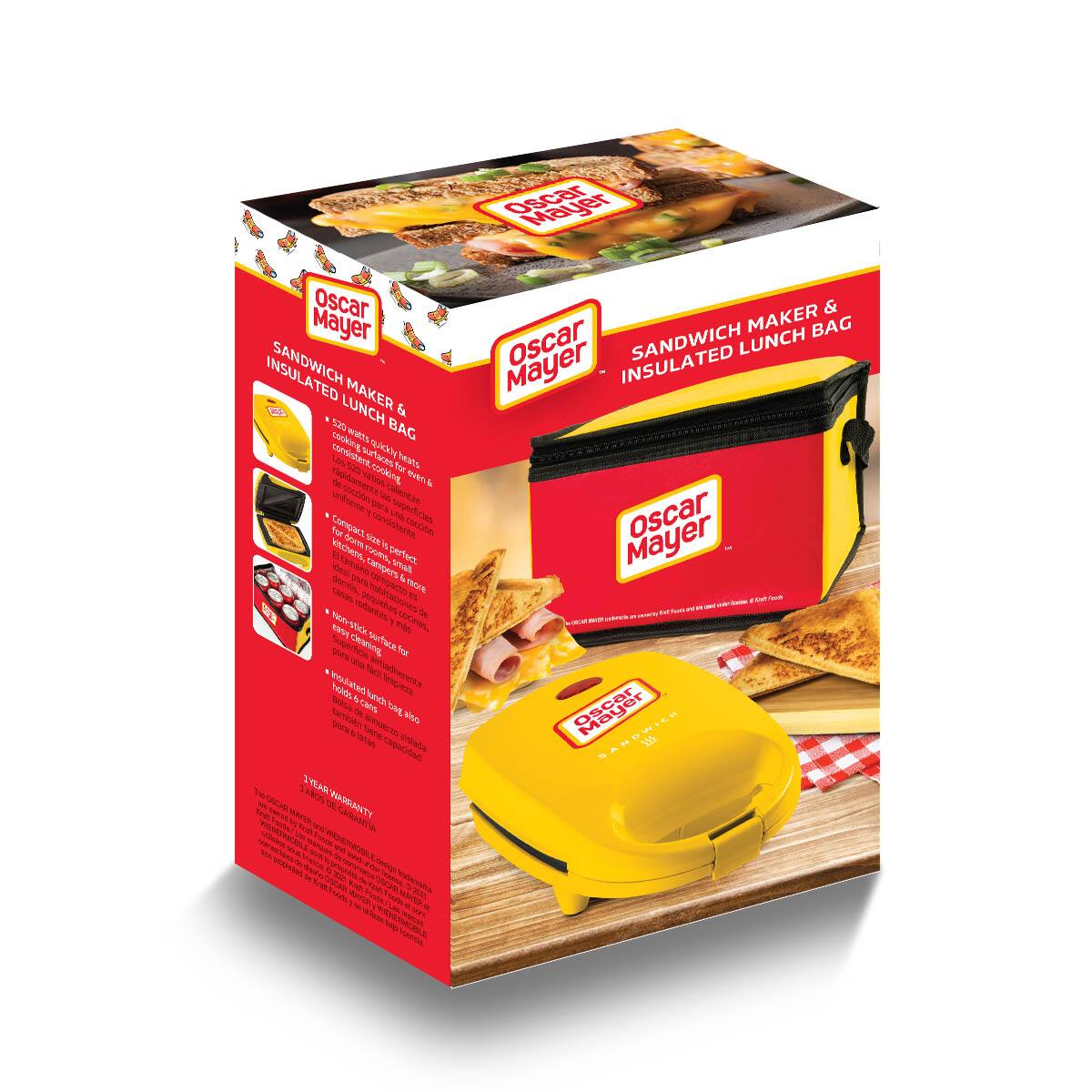 Mayer Oscar INSULATED LUNCH MAKER & 520 12cm BAG consistent cooking quickly stabilizes, heats news & Compact for size kitchens, is , campers perfect small more easy surface for una  holds lunch cans bag latas alstada 1 YEAR WARRANTY

Oscar Mayer & MAKER BAG Mayer Oscar INSULATED SANDWICH LUNCH Mayer Oscar  oscar SANDWICH