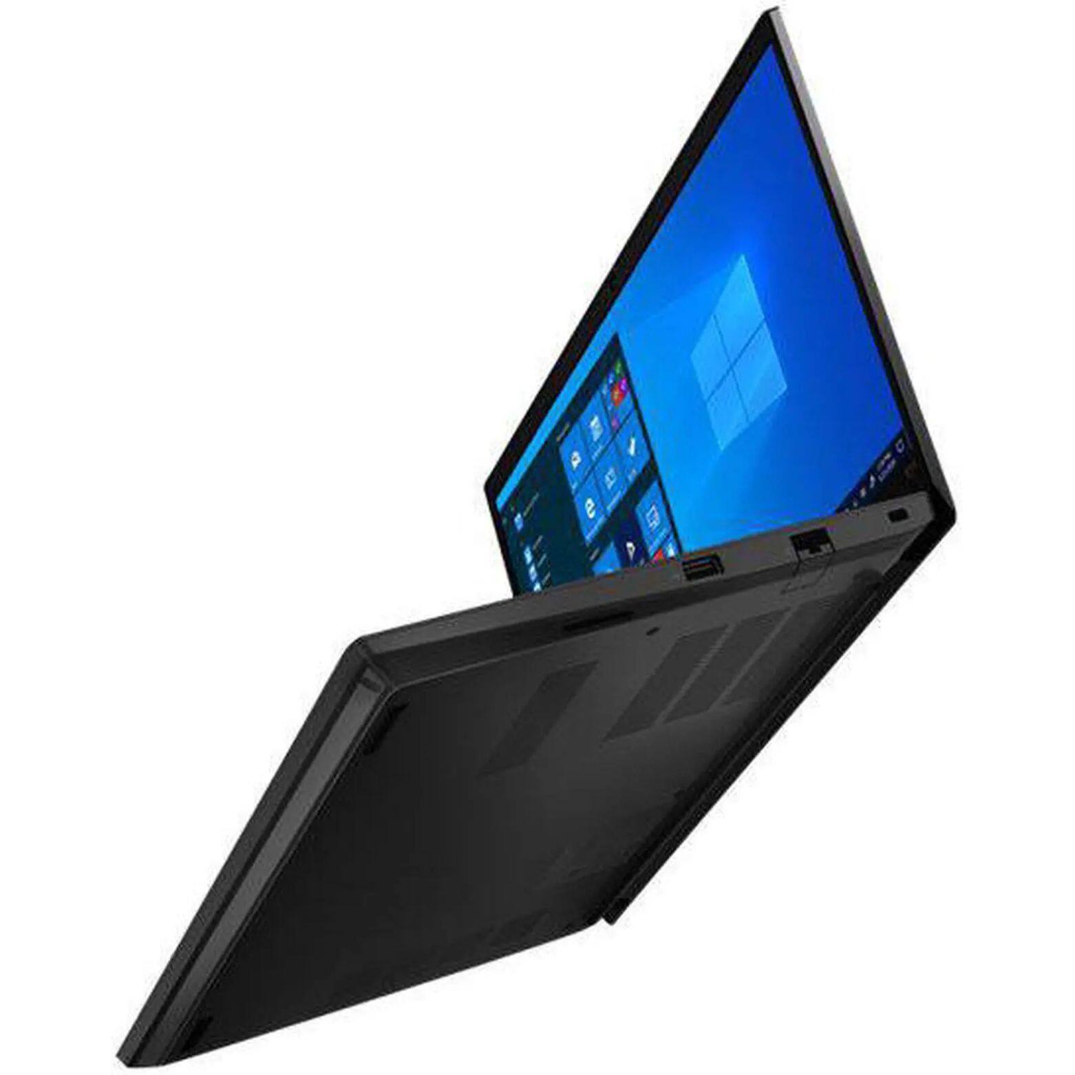 Alt View 3. Lenovo - E14 Gen 3 14" FHD AMD Ryzen 5 5500U 2.1 GHz 16 GB DDR4 256GB SSD AMD Radeon Graphics Windows 11 Pro Laptop - Black.