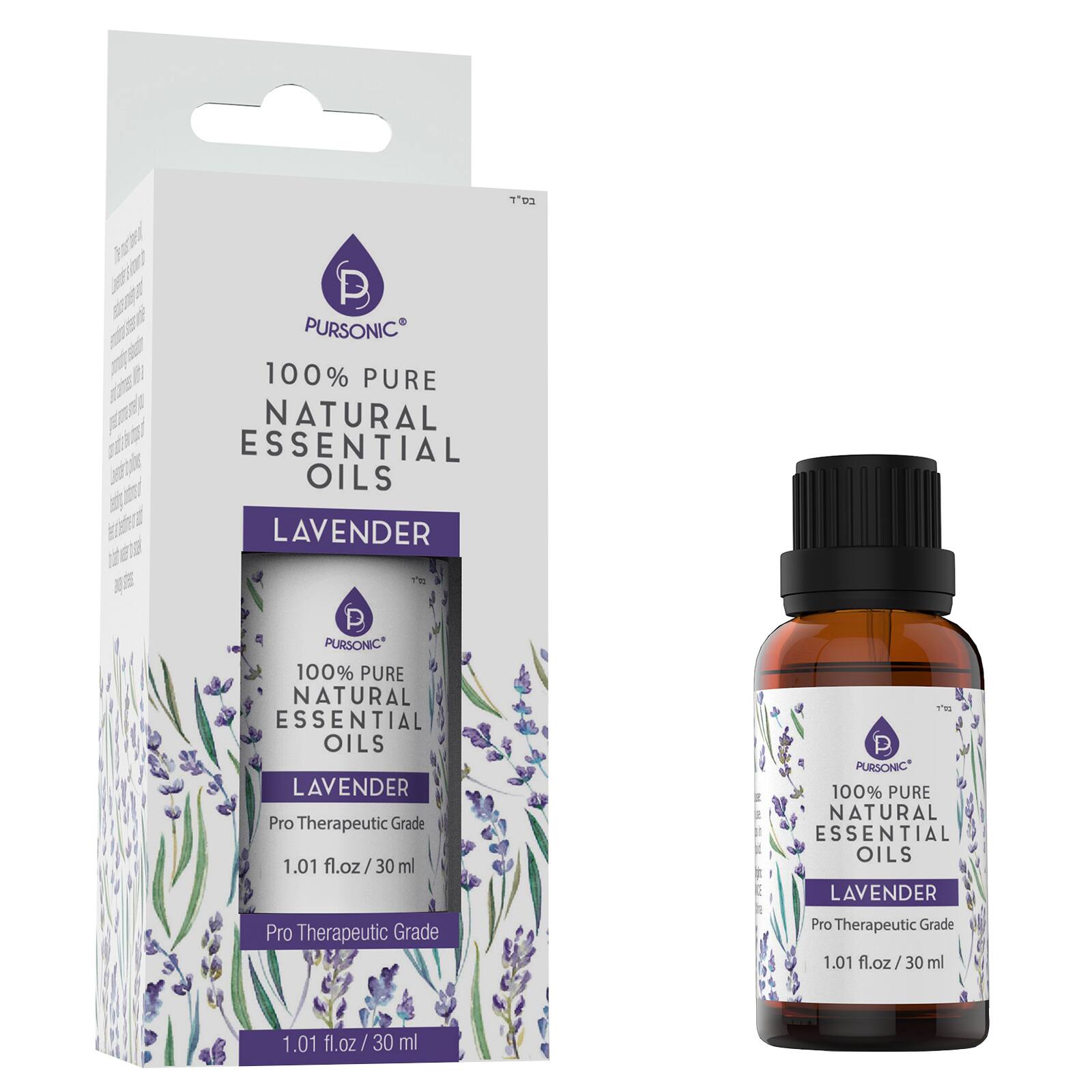 PURSONIC 100% PURE NATURAL ESSENTIAL OILS LAVENDER TE
PURSONIC 100% PURE NATURAL ESSENTIAL OILS LAVENDER Pro Therapeutic Grade 1.01 fl.oz/30 30 ml
PURSONIC 100% PURE NATURAL ESSENTIAL OILS LAVENDER Pro Therapeutic Grade 1.01 fl.oz/30 30 ml
1.01 fl.oz / 30 30 ml