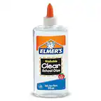 ELMER'S Washable Clear School Glue
Teacher Brand AP Safe
Soft, Non-Toxic
9 fl oz