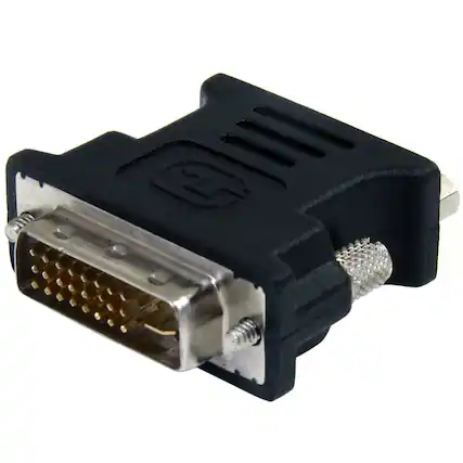Front. StarTech.com - StarTech 1.6" Cable Adapter with 29 Pin DVI to 15 Pin VGA Connector.