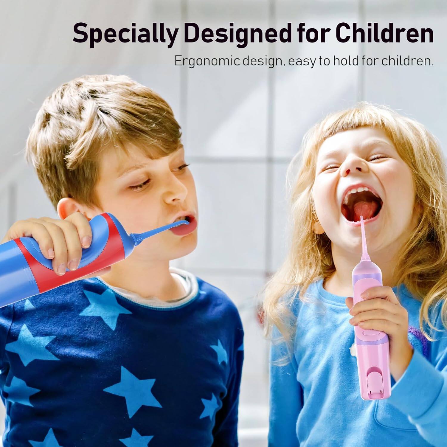 Specially Designed for Children  
Ergonomic design, easy to hold for children.