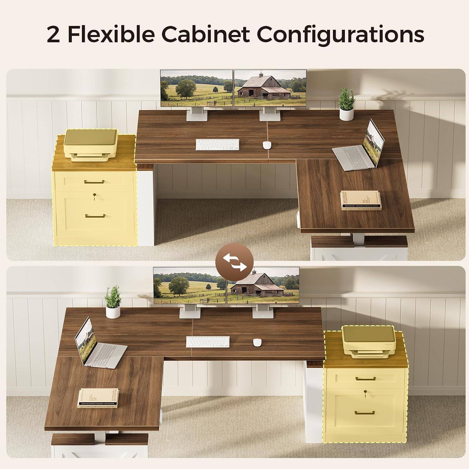 2 Flexible Cabinet Configurations