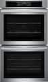 Frigidaire - 30" Built-In Double Wall Oven with Convection Bake and Air Fry - Stainless Steel