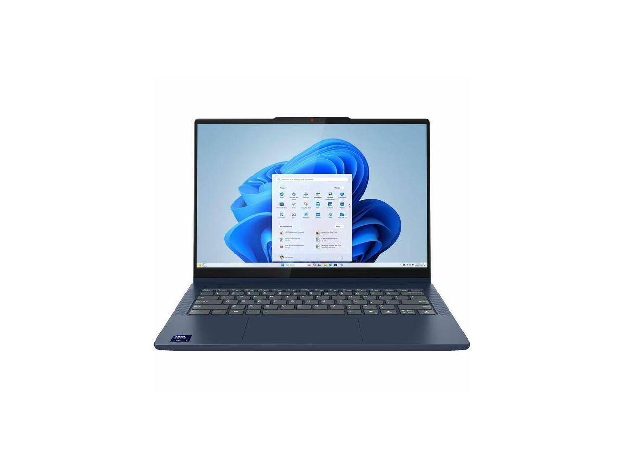 Alt View 7. Lenovo - Lenovo IdeaPad 5 14" Touchscreen - Intel Core Ultra 5 - 16GB - 512GB SSD - Windows 11 - Cosmic Blue - Slate Blue.