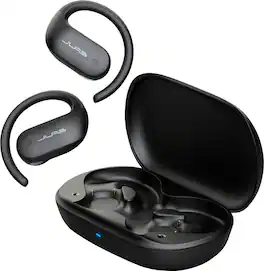 JLab - Jbuds Open Sport Air Conduction Bluetooth Wireless Earbuds - Black