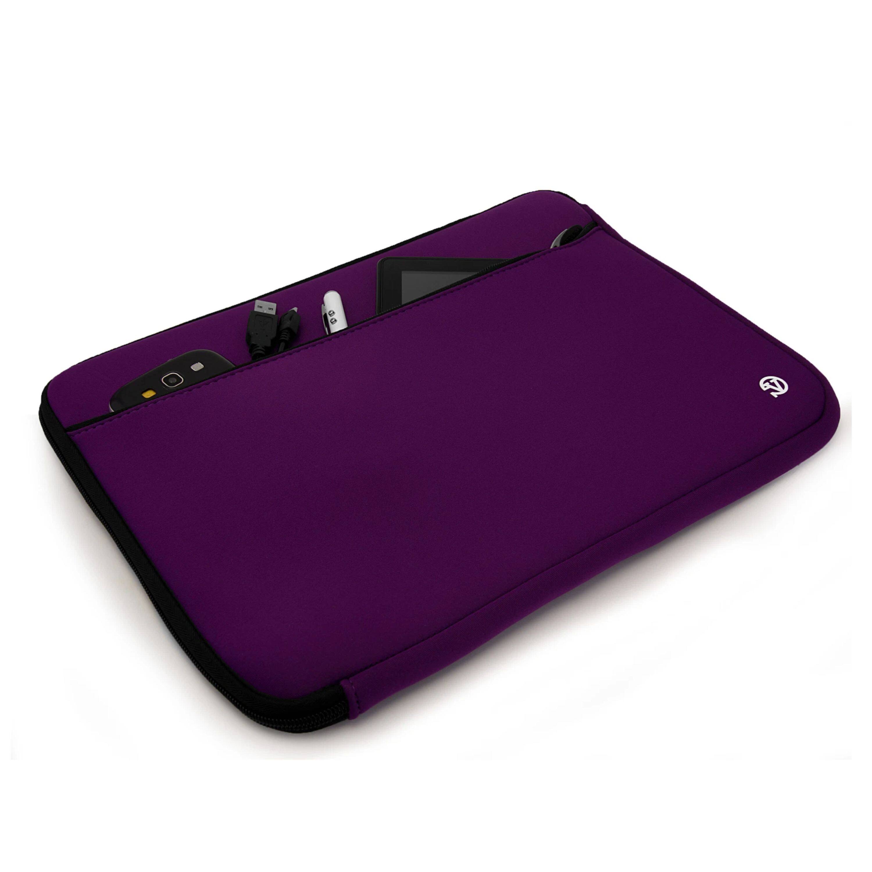 Angle. Kitcheniva - Laptop Sleeve Case Bag For 14" Laptop - Purple.