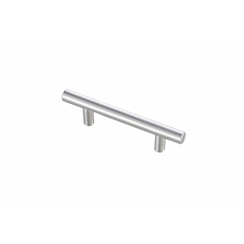 Back. Elegant Decor - Quinn 3" Center to Center Brushed Nickel Bar Pull Multipack (set of 10) - Brushed Nickel.