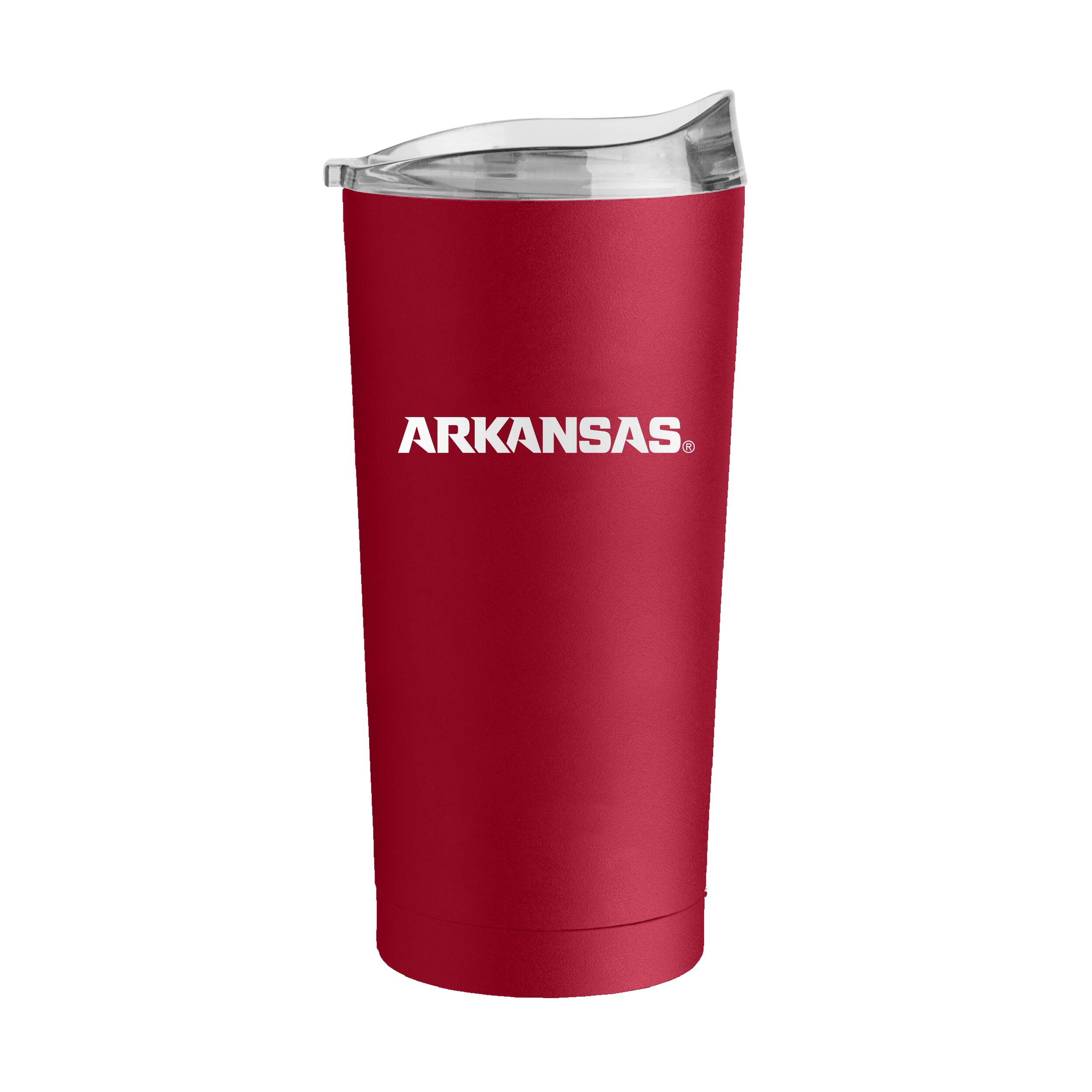 Alt View 1. Logo Brands - Arkansas Razorbacks 20oz. Flipside Powder Coat Tumbler - Multicolor.
