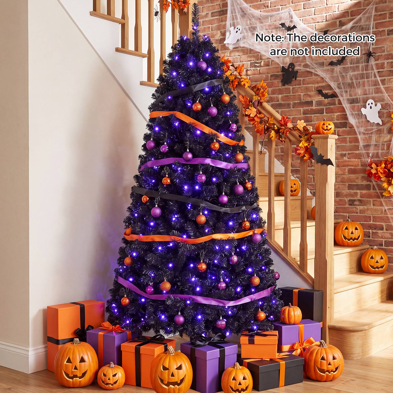 Note: The decorations are not included
