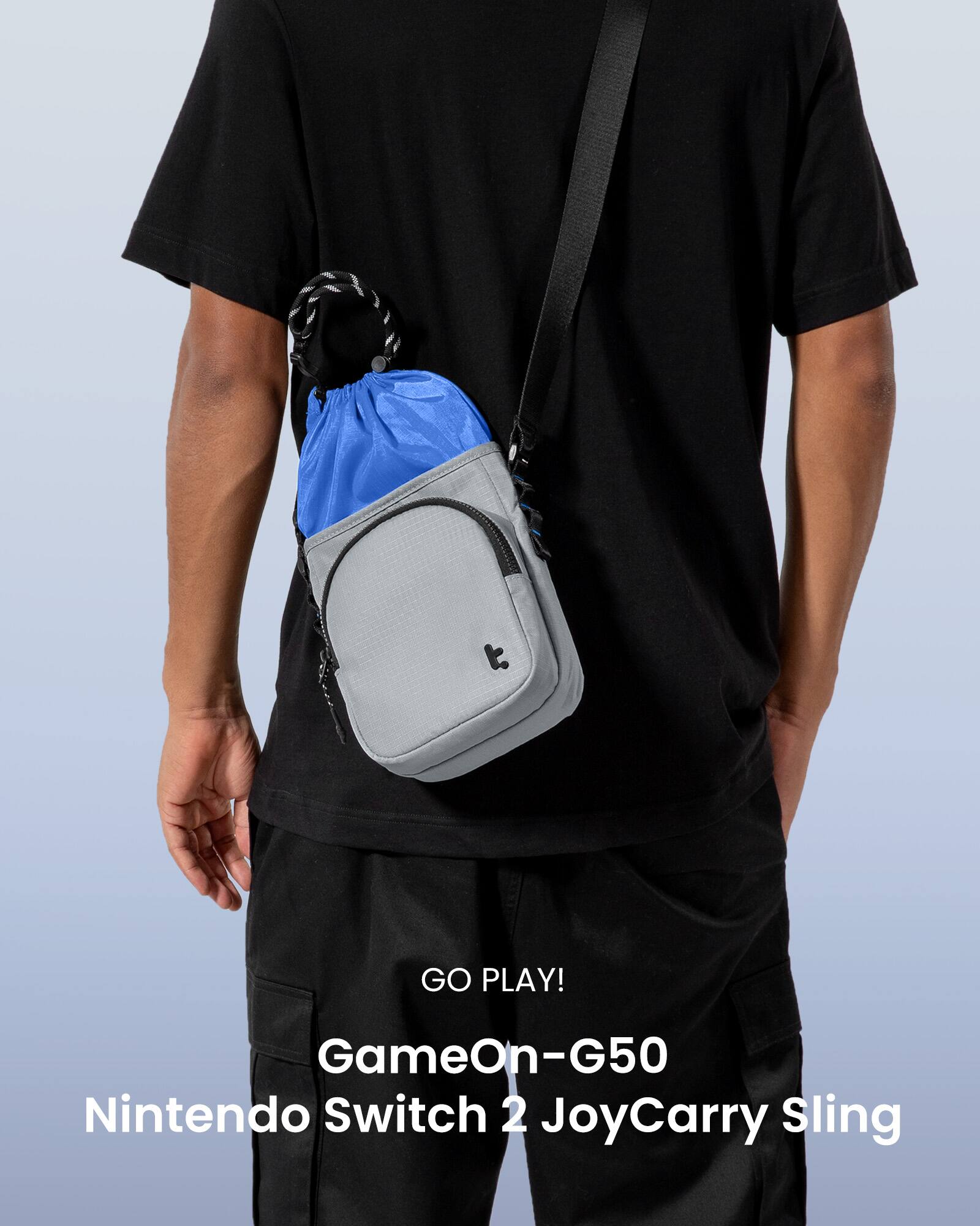 GO PLAY!  
GameOn-G50  
Nintendo Switch 2 JoyCarry Sling