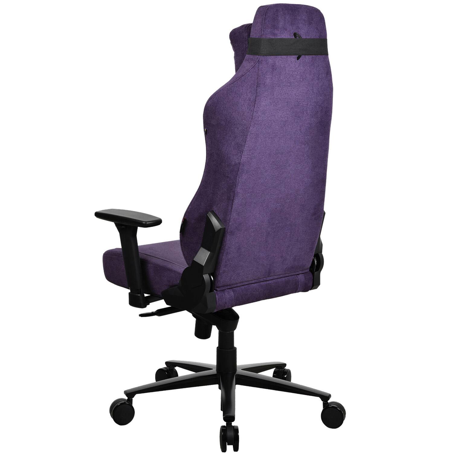 Alt View 12. Arozzi - Vernazza Soft Fabric Gaming Chair - Purple.