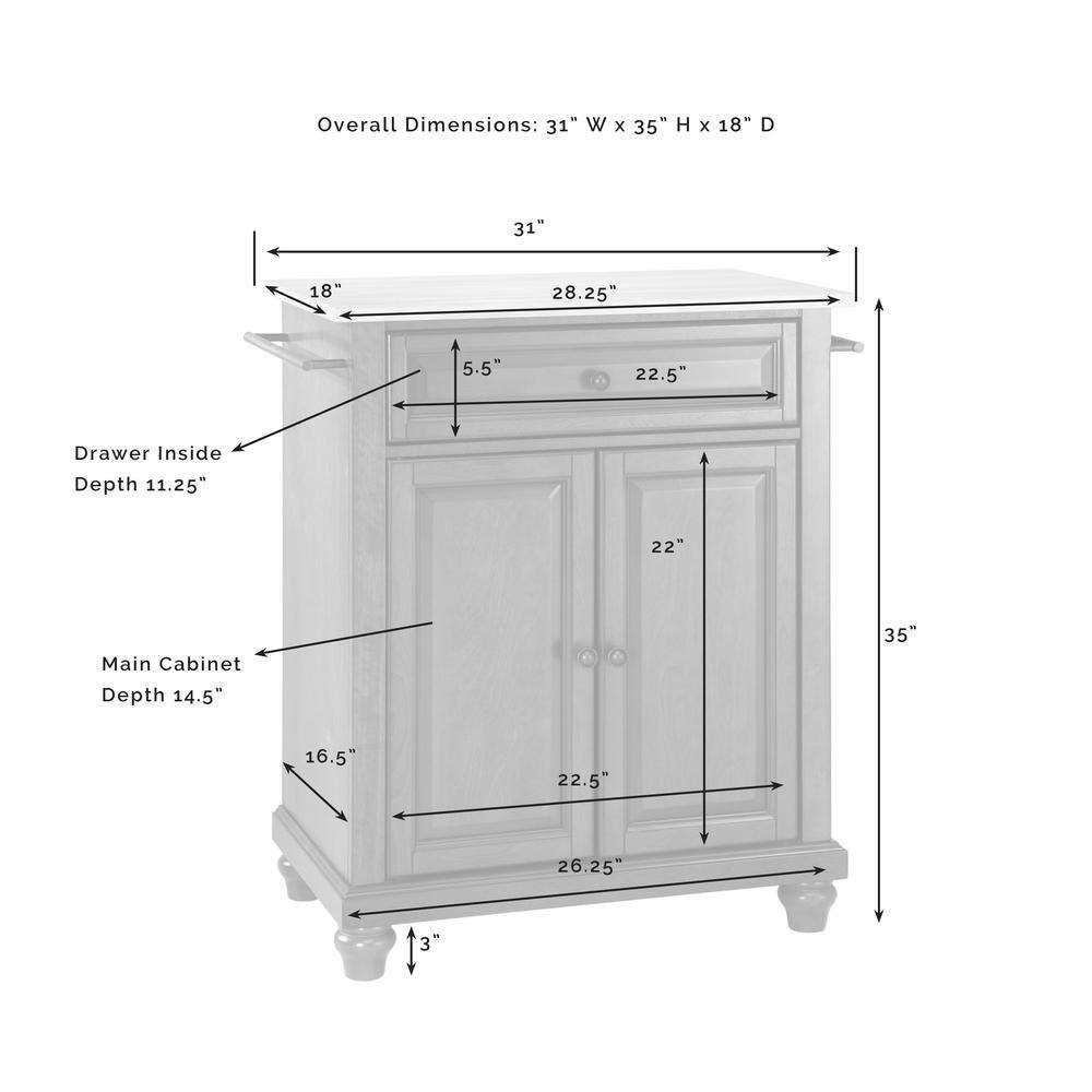 Overall Dimensions: 31" W x 35" H x 18" D

- 31"
- 18"
- 28.25"
- 5.5"
- 22.5" Drawer Inside Depth 11.25"
- 4
- 22" Main Cabinet Depth 14.5"
- 35"
- 16.5"
- 22.5"
- 26.25"
- 13"