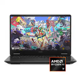HP - OMEN 17.3" QHD Gaming Laptop,Ryzen AI 7 350,64GB RAM,4TB SSD,GeForce RTX 5070,Backlit KB,Win 11Pro - Black