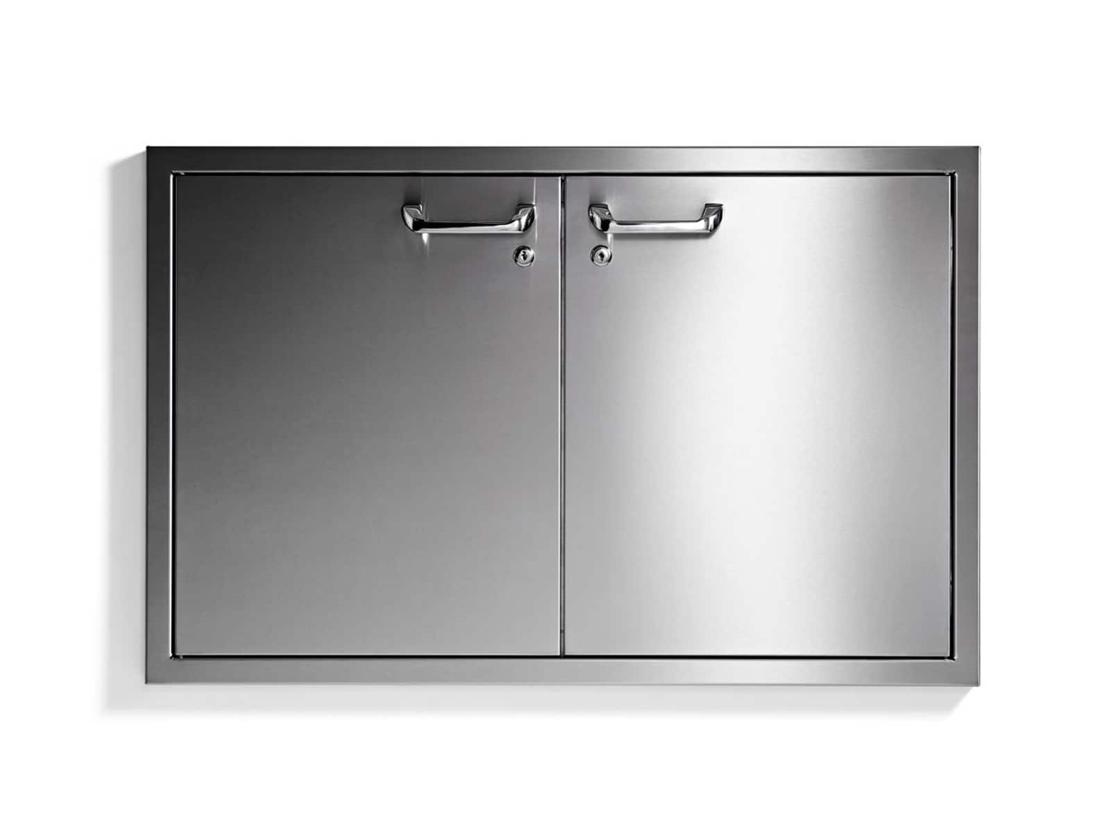 Front. Lynx - VENTANA 36" Sealed Pantry - Stainless Steel.