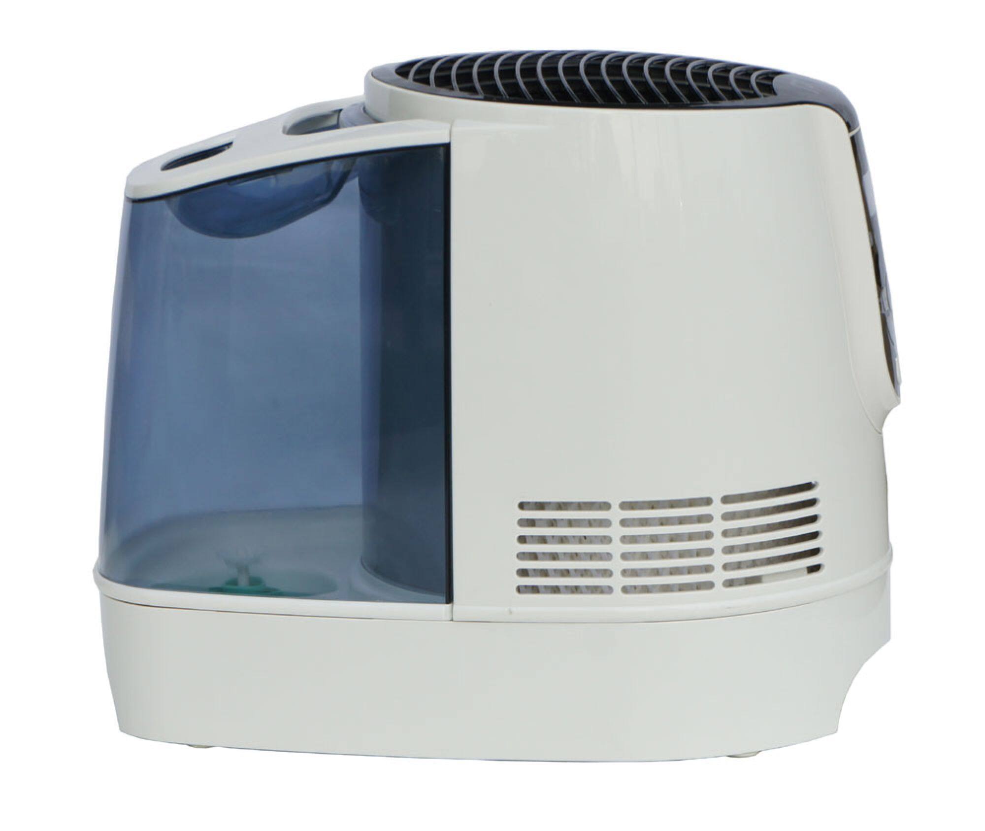 Left. Sunpentown - Sunpentown: Digital Evaporative Humidifier - White.