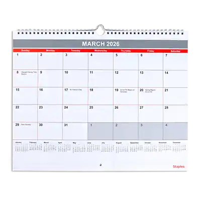 Sure, here is the corrected and grouped text from the image:
---
**MARCH 2026**
1 Sunday
2 Monday
3 Tuesday
4 Wednesday
5 Thursday
6 Friday
7 Saturday
8 Sunday
9 Monday
10 Tuesday
11 Wednesday
12 Thursday
13 Friday
14 Saturday
15 Sunday
16 Monday
17 Tuesday
18 Wednesday
19 Thursday
20 Friday
21 Saturday
22 Sunday
23 Monday
24 Tuesday
25 Wednesday
26 Thursday
27 Friday
28 Saturday
29 Sunday
30 Monday
31 Tuesday
1 Wednesday
2 Thursday
3 Friday
4 Saturday
---
**Events:**
- 8: Easter Sunday
- 17: Palm Sunday
- 19: Good Friday
- 29: Palm Sunday
---
**Staples**