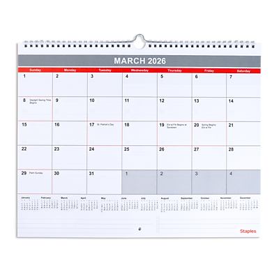 Sure, here is the corrected and grouped text from the image:

---

**MARCH 2026**

1 Sunday  
2 Monday  
3 Tuesday  
4 Wednesday  
5 Thursday  
6 Friday  
7 Saturday  
8 Sunday  
9 Monday  
10 Tuesday  
11 Wednesday  
12 Thursday  
13 Friday  
14 Saturday  
15 Sunday  
16 Monday  
17 Tuesday  
18 Wednesday  
19 Thursday  
20 Friday  
21 Saturday  
22 Sunday  
23 Monday  
24 Tuesday  
25 Wednesday  
26 Thursday  
27 Friday  
28 Saturday  
29 Sunday  
30 Monday  
31 Tuesday  
1 Wednesday  
2 Thursday  
3 Friday  
4 Saturday  

---

**Events:**

- 8: Easter Sunday
- 17: Palm Sunday
- 19: Good Friday
- 29: Palm Sunday

---

**Staples**