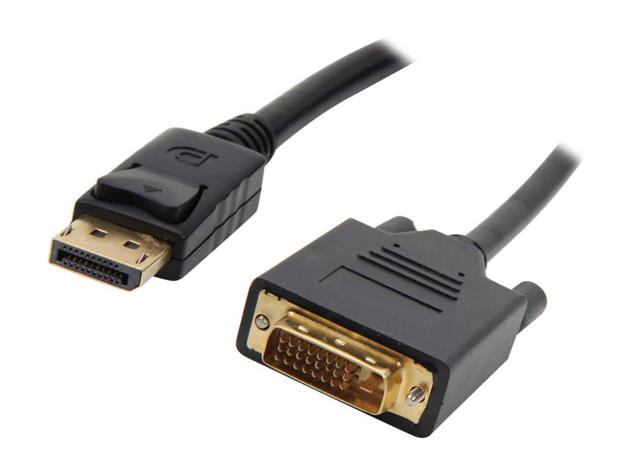 Nippon Labs - DP-DVI-10 10 ft. DP DisplayPort Male to DVI-D Male Converter Cable, Black - DP to DVI Adapter - 1920 x 1200
