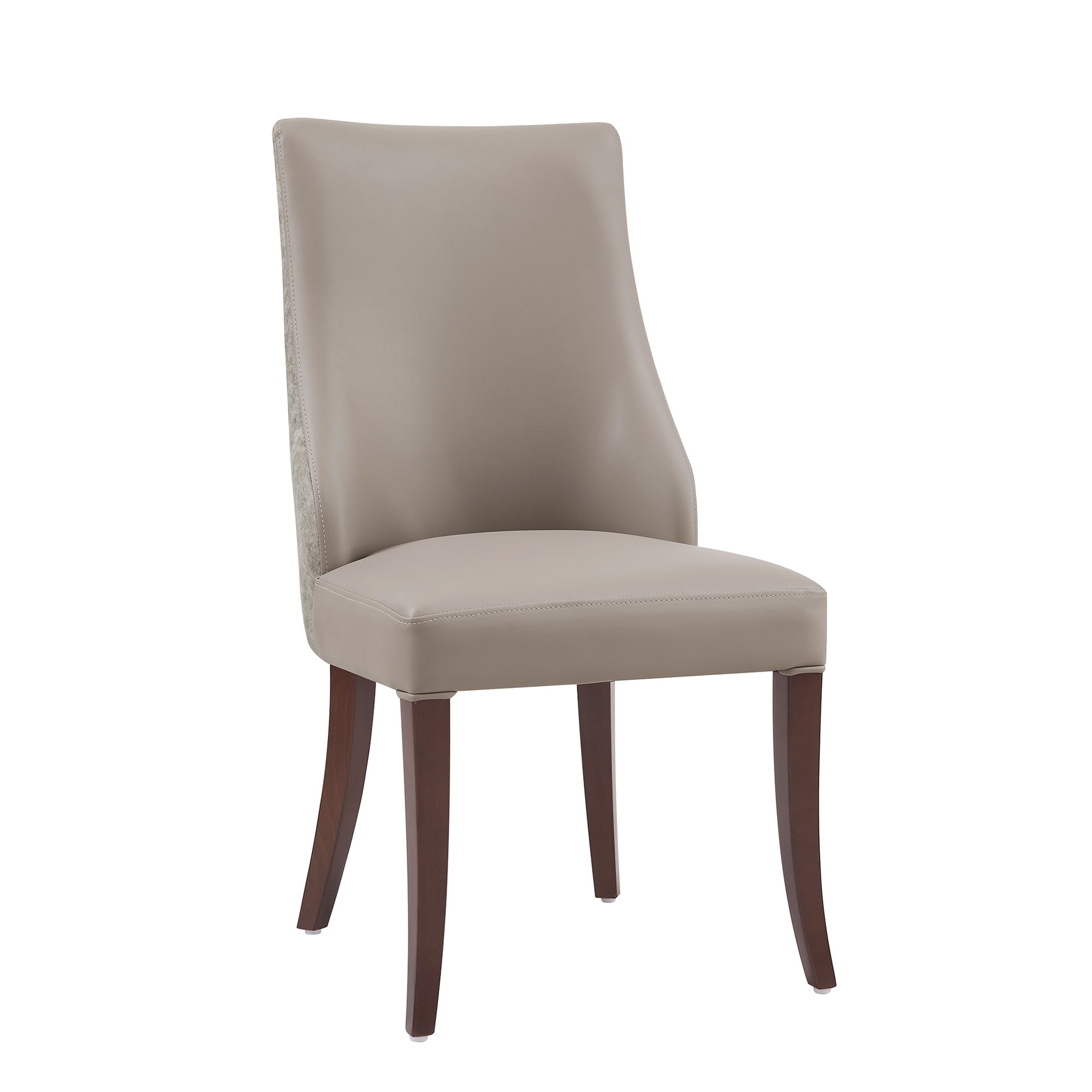 Alt View 4. Manhattan Comfort - Connie Modern 8-Piece Dining Chair Set - Taupe.