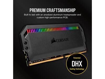 CORSAIR Dominator Platinum RGB 32GB (2 x 16GB) DDR5 7200 (PC5 CORSAIR Dominator Platinum RGB 32GB (2 x 16GB) DDR5 7200 (PC5