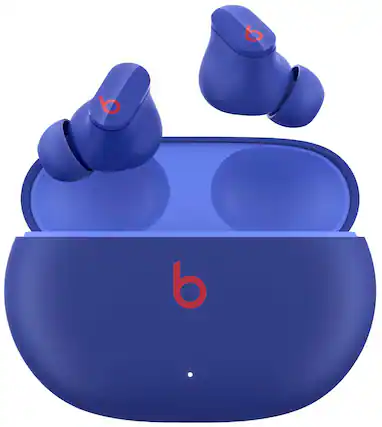 Front. Beats - Beats Studio Buds (MMT73LL/A) Ocean Blue - Ocean Blue.