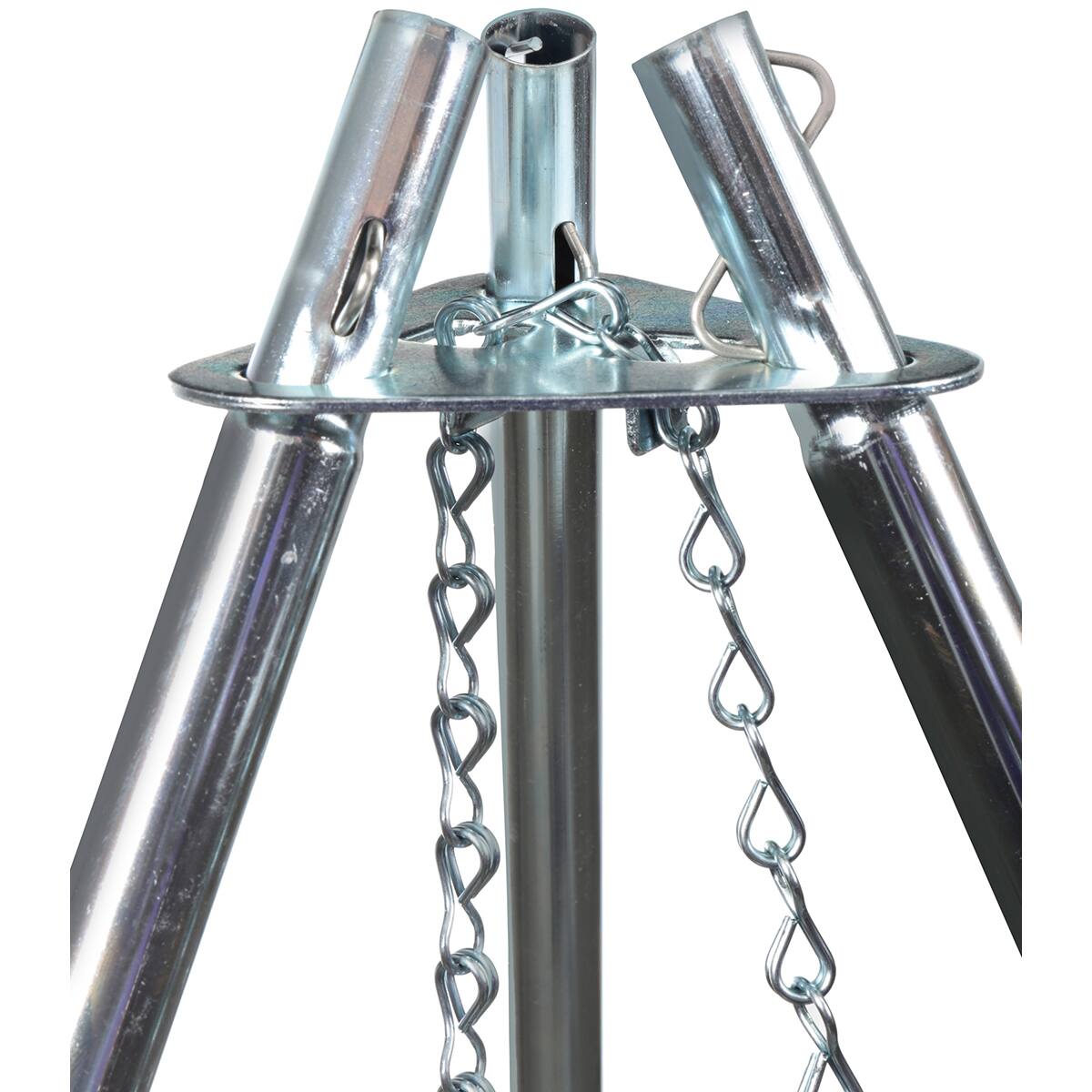 Alt View 3. Coghlan’s - Coghlan's Tri-Pod Grill and Lantern Holder, Adjustable Height, Campfire Cookouts.