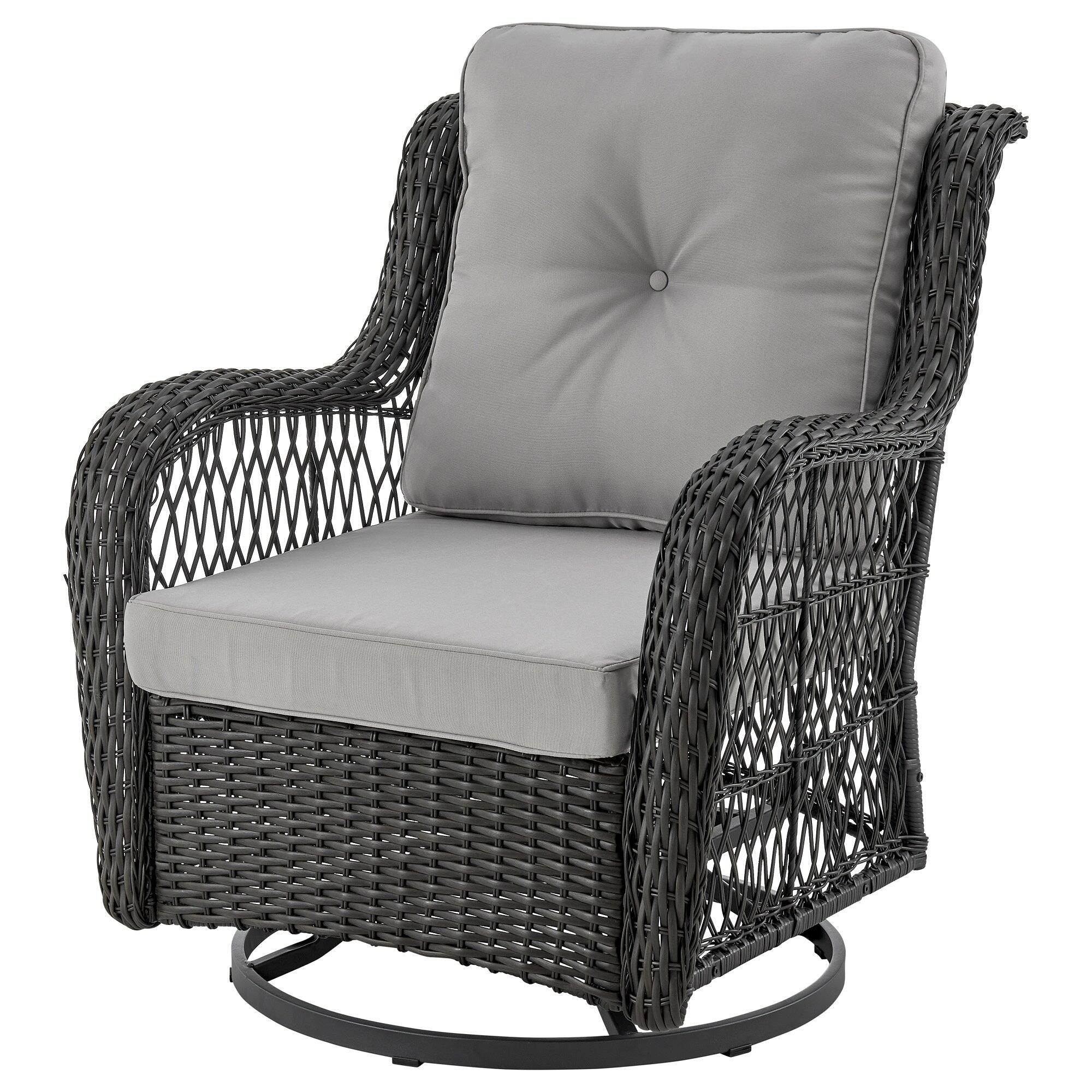 Alt View 2. Manhattan Comfort - Fruttuo Traditional 3-Piece Patio Conversation Set - Gray.